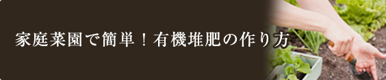 家庭菜園で簡単！有機堆肥の作り方